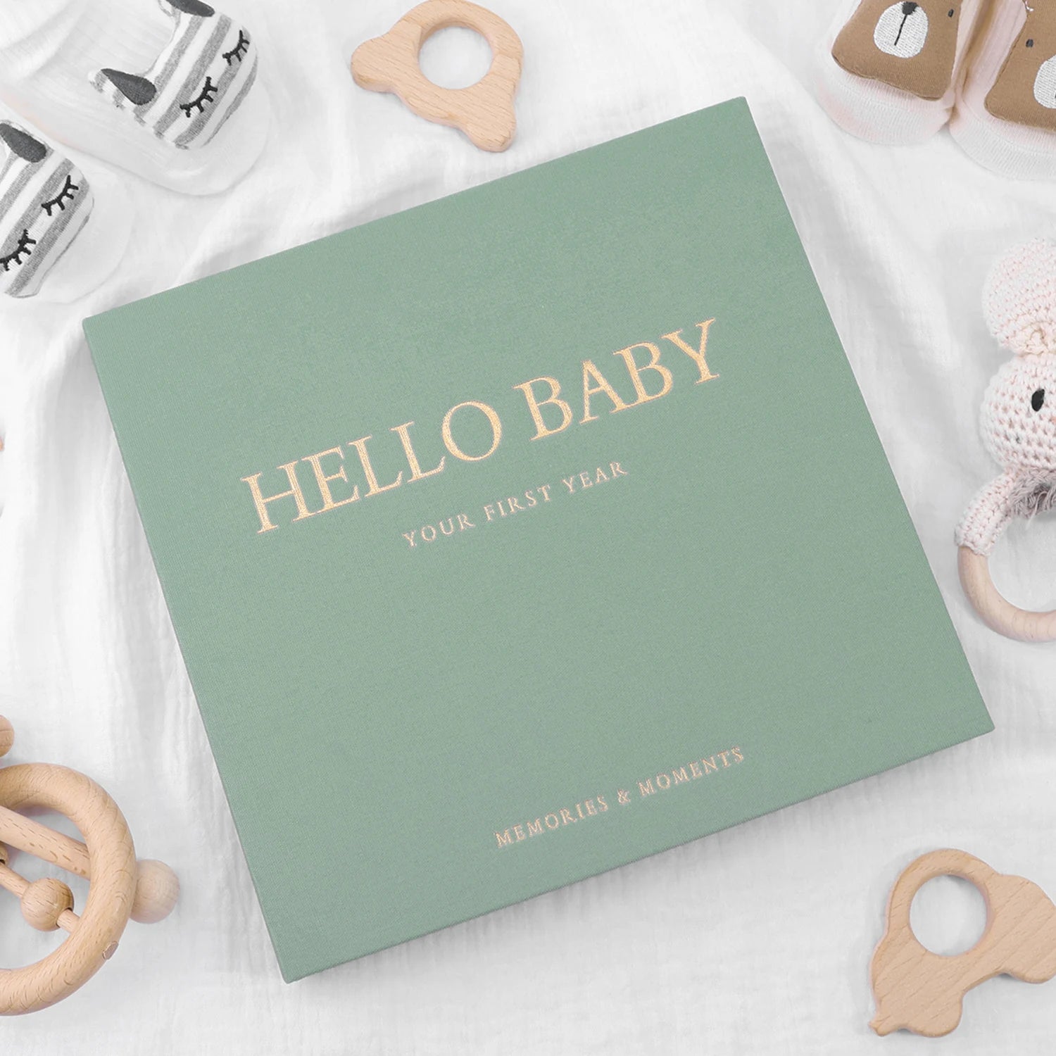 livre-bebe-souvenir-vert