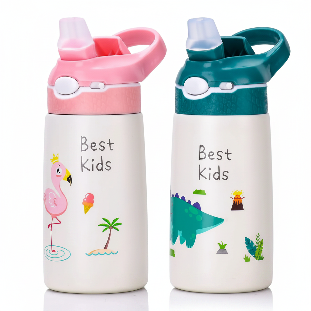 Gourde Isotherme Enfant 400ml Bec Canard | AquaKid™