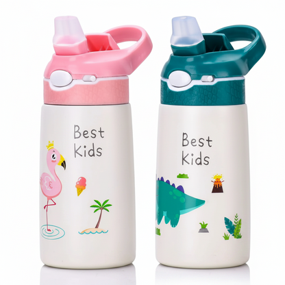Gourde Isotherme Enfant 400ml Bec Canard | AquaKid™