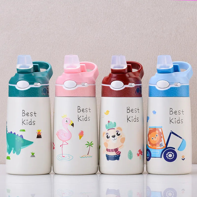 Gourde Isotherme Enfant 400ml Bec Canard | AquaKid™
