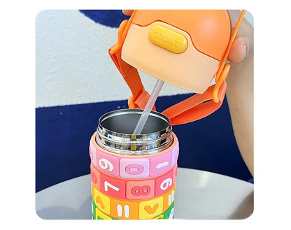 Gourde Isotherme Enfant 430ml Puzzle Chiffres | PuzzleKid™