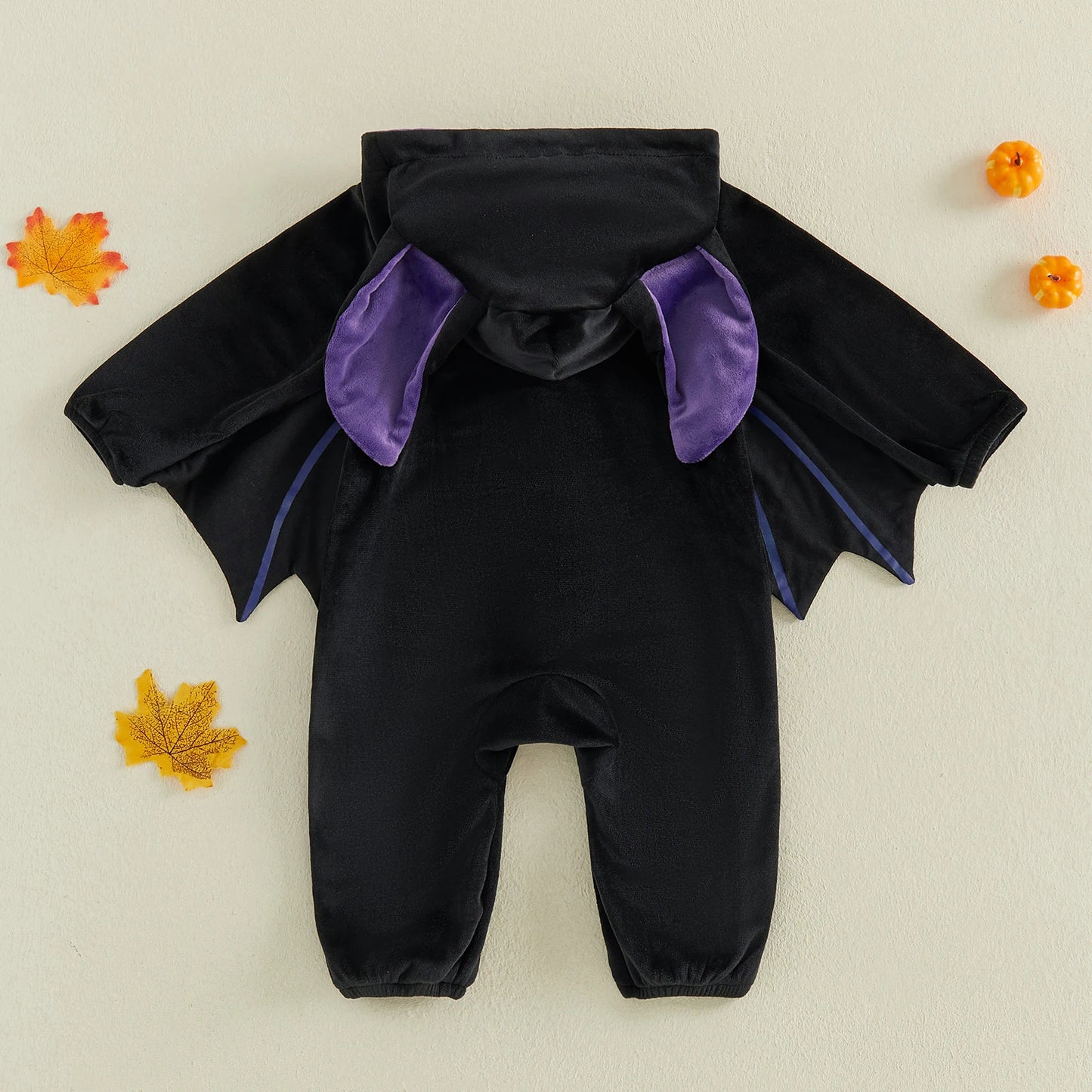 Costume Chauve-Souris Bébé | Combinaison Capuche Zippée 0-18 Mois