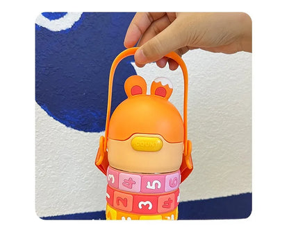 Gourde Isotherme Enfant 430ml Puzzle Chiffres | PuzzleKid™