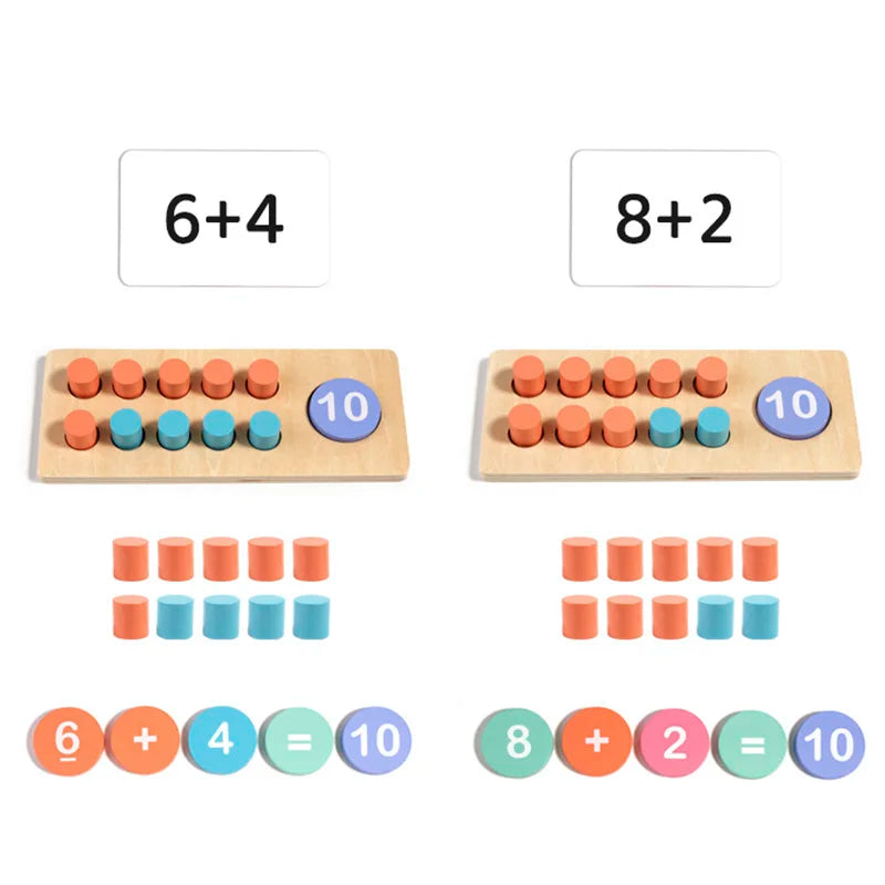 Jeu de calcul en bois Montessori dès 3 ans