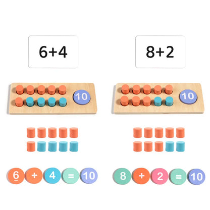 Jeu de calcul en bois Montessori dès 3 ans