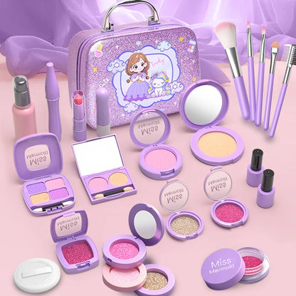 Kit de maquillage enfant factice – Jeu d’imitation dès 3 ans