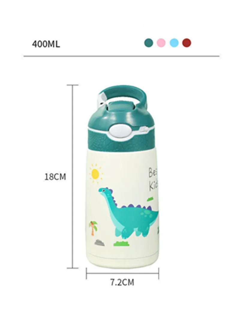 Gourde Isotherme Enfant 400ml Bec Canard | AquaKid™
