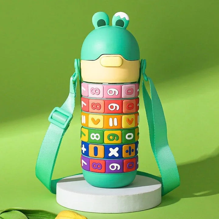 Gourde Isotherme Enfant 430ml Puzzle Chiffres | PuzzleKid™