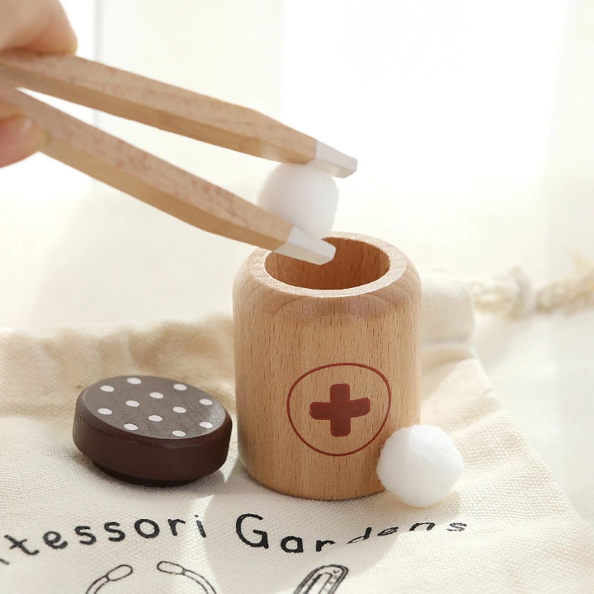 Kit docteur en bois pour enfant – Dès 3 ans
