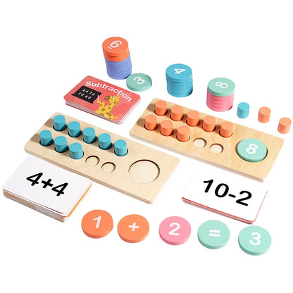 Jeu de calcul en bois Montessori dès 3 ans