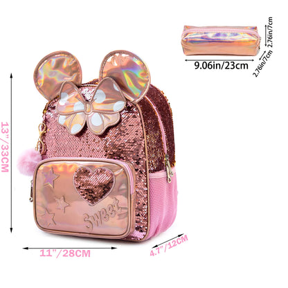 Sac à Dos Paillettes Fille Maternelle | ÉcoleGlam™