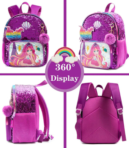 Sac à Dos Paillettes Fille Maternelle | ÉcoleGlam™