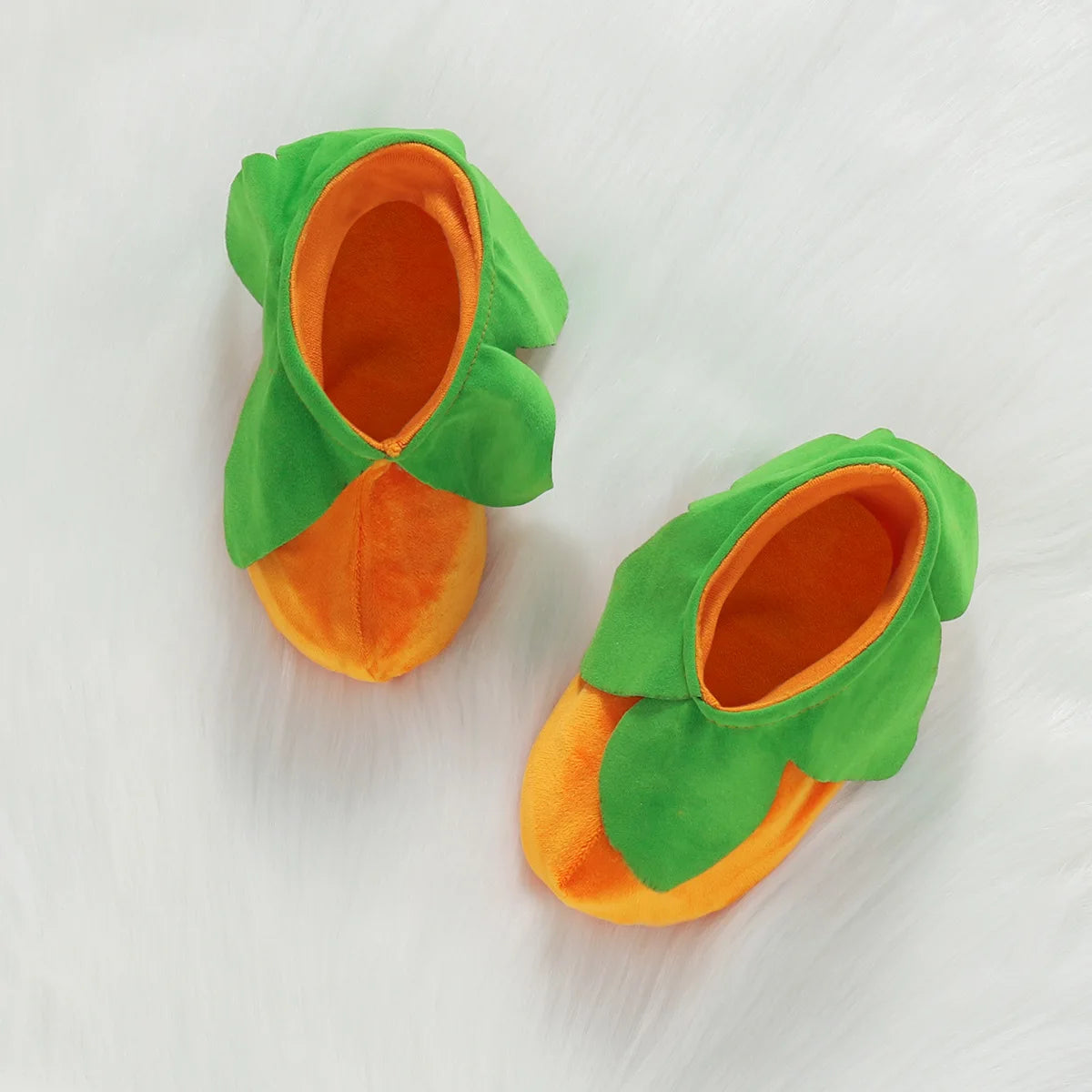 Costume Citrouille Bébé Halloween – Barboteuse + Chapeau + Chaussures | Velours Doux 3-24 Mois