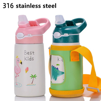Gourde Isotherme Enfant 400ml Bec Canard | AquaKid™