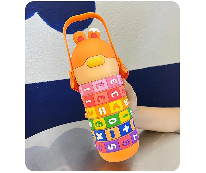 Gourde Isotherme Enfant 430ml Puzzle Chiffres | PuzzleKid™