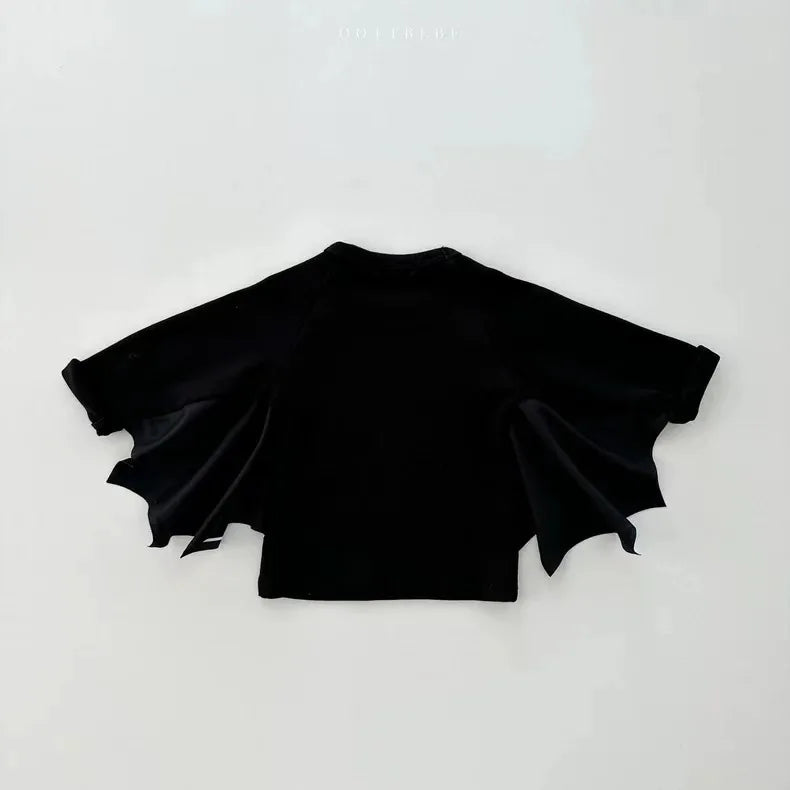 Costume Halloween Bébé 3 Pièces – Haut Chauve-Souris, Pantalon & Chapeau | Garçon & Fille 1-3 ans