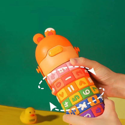 Gourde Isotherme Enfant 430ml Puzzle Chiffres | PuzzleKid™