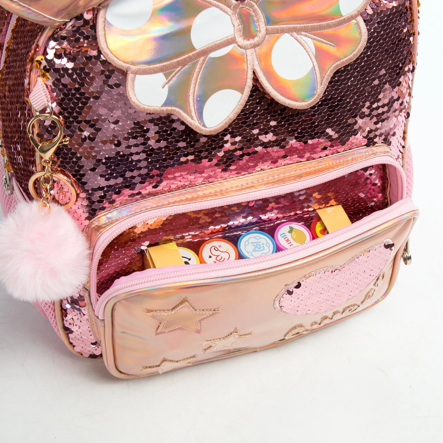 Sac à Dos Paillettes Fille Maternelle | ÉcoleGlam™