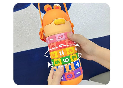 Gourde Isotherme Enfant 430ml Puzzle Chiffres | PuzzleKid™