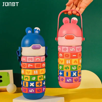 Gourde Isotherme Enfant 430ml Puzzle Chiffres | PuzzleKid™