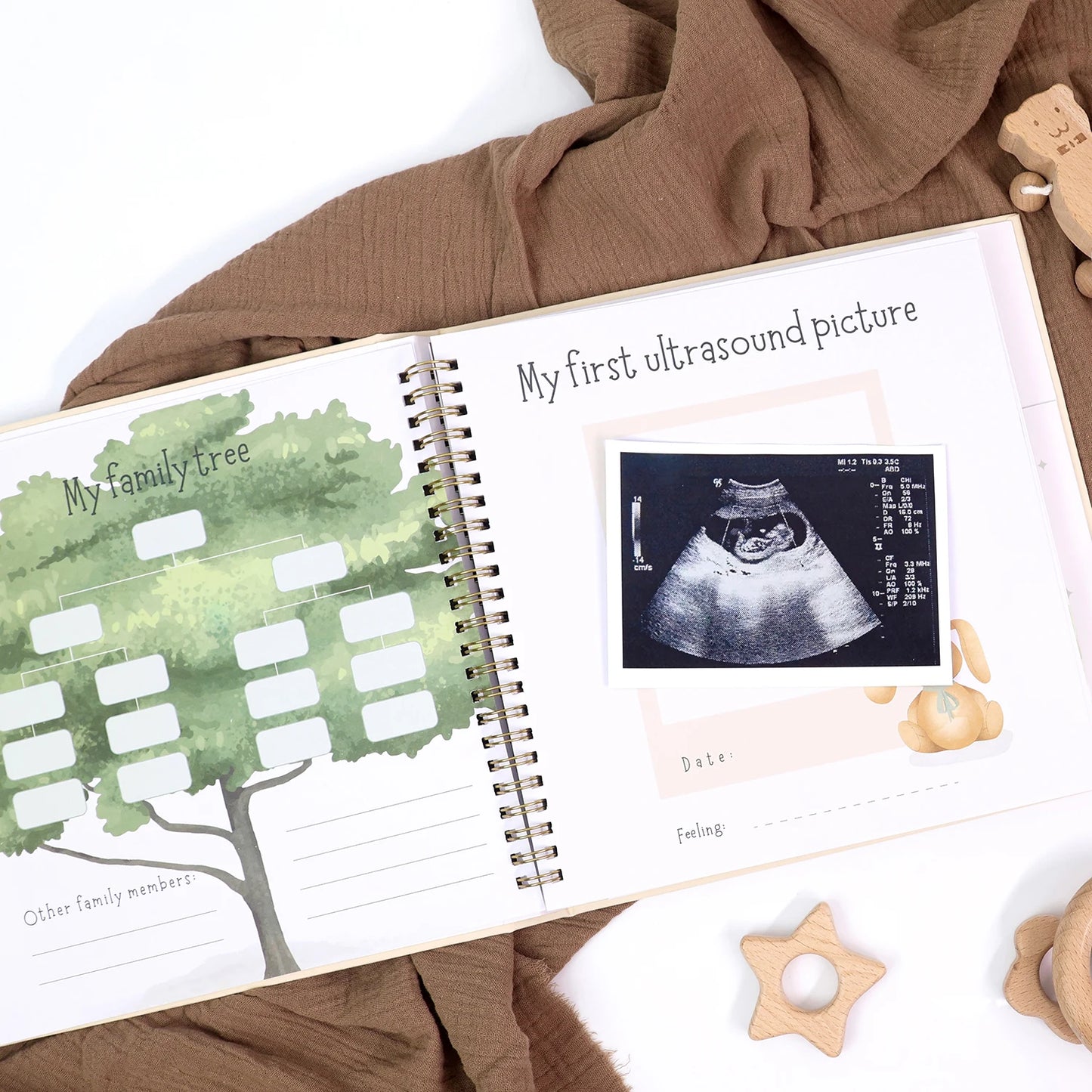 Album Bébé Mémoire – Journal de Naissance & Milestones 0-5 Ans