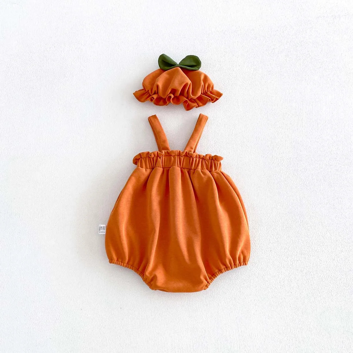 Déguisement Halloween Bébé – Combinaison Citrouille + Chapeau