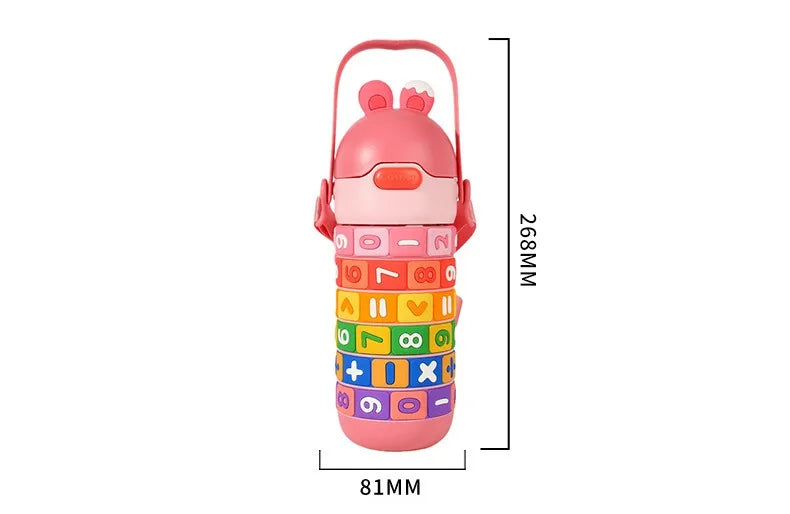 Gourde Isotherme Enfant 430ml Puzzle Chiffres | PuzzleKid™