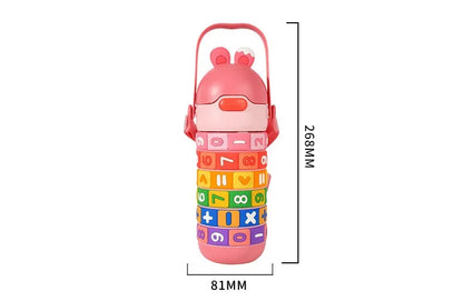 Gourde Isotherme Enfant 430ml Puzzle Chiffres | PuzzleKid™