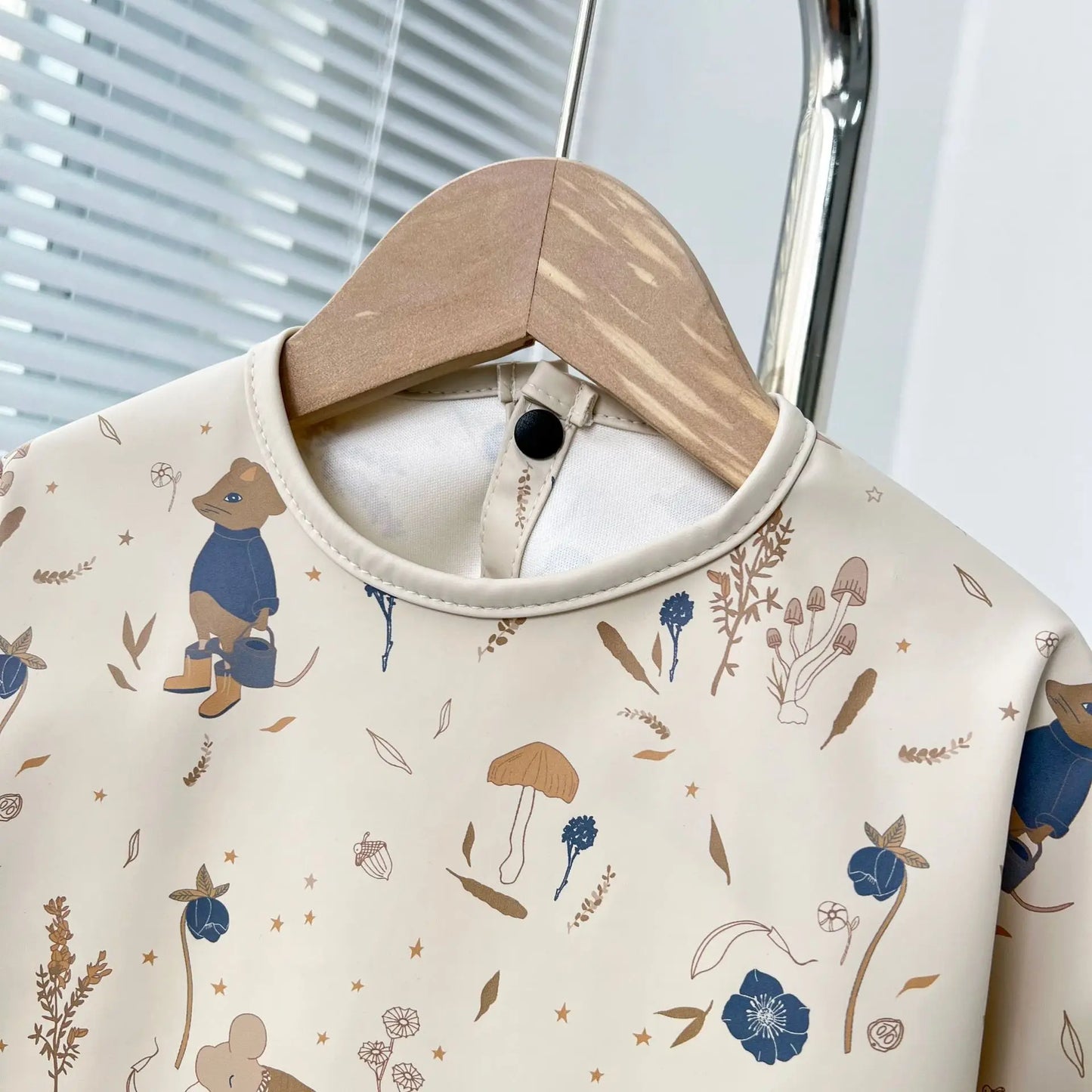 Tablier Imperméable Bébé – Bavoir Manches Longues Anti-Salissure