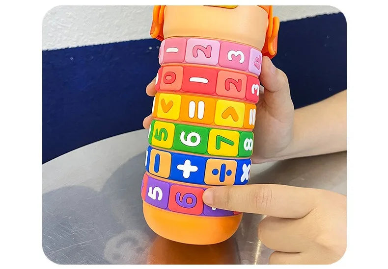 Gourde Isotherme Enfant 430ml Puzzle Chiffres | PuzzleKid™
