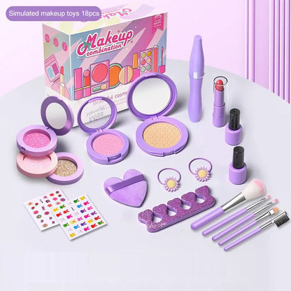 Kit de maquillage enfant factice – Jeu d’imitation dès 3 ans