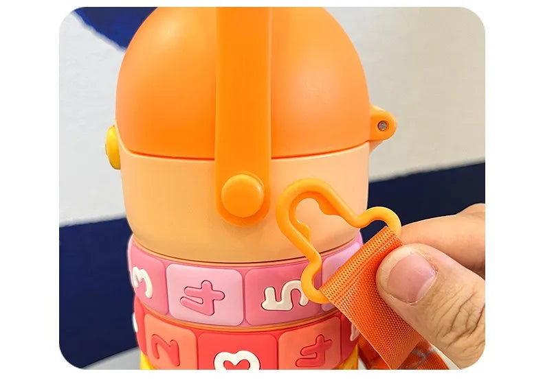 Gourde Isotherme Enfant 430ml Puzzle Chiffres | PuzzleKid™