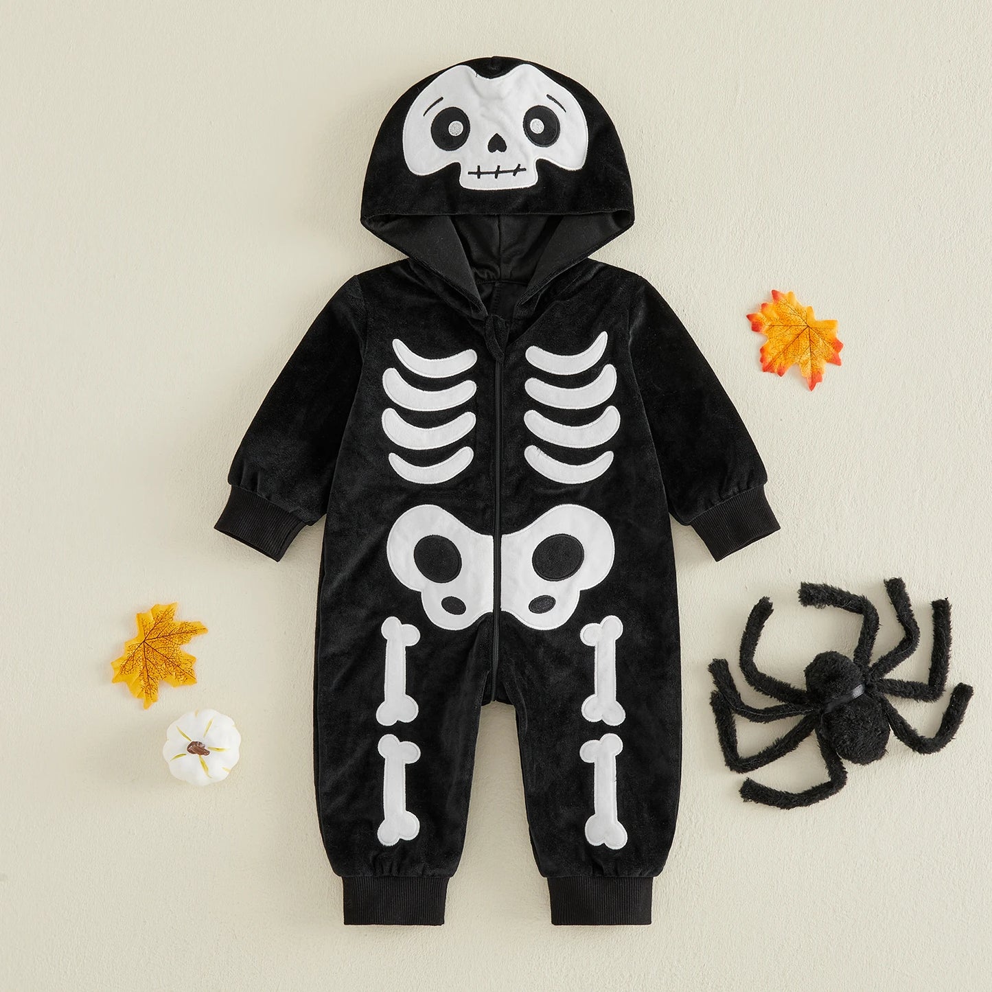 Combinaison Halloween Bébé Squelette Garçon | 0-18 Mois