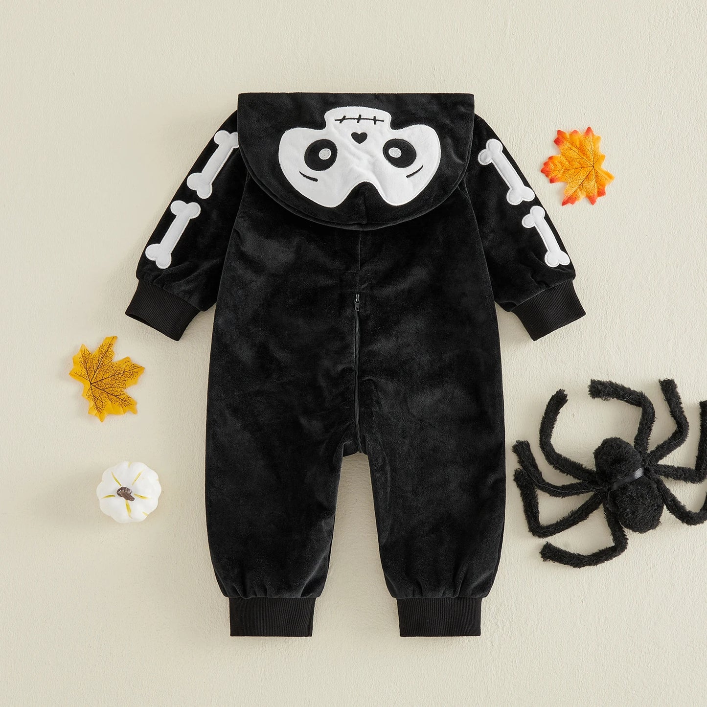 Combinaison Halloween Bébé Squelette Garçon | 0-18 Mois