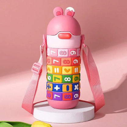 Gourde Isotherme Enfant 430ml Puzzle Chiffres | PuzzleKid™