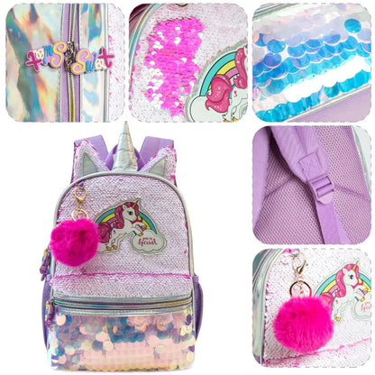 Sac à Dos Paillettes Fille Maternelle | ÉcoleGlam™